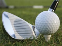 Golfing image